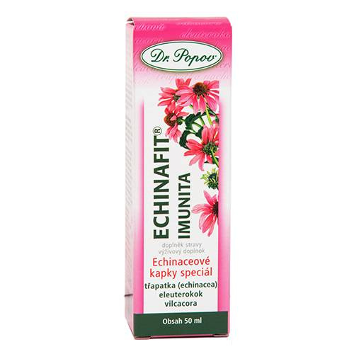 Echinafit® imunita, originální bylinné kapky, 50 ml Dr. Popov