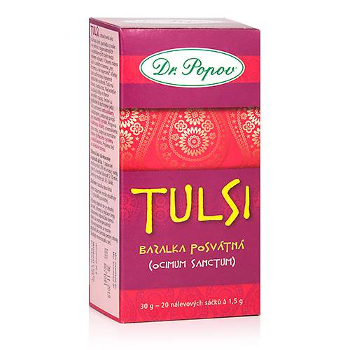 Tulsi , bylinný čaj, 30 g Dr. Popov