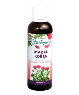 Maral kořen, originální bylinné kapky, 50 ml Dr. Popov