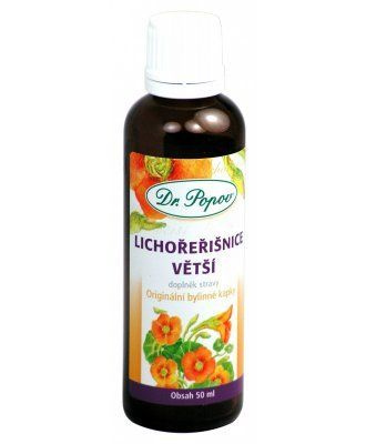 Lichořeřišnice větší, originální bylinné kapky, 50 ml Dr. Popov