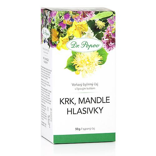 Krk, mandle, hlasivky, sypaný čaj, 50 g Dr. Popov