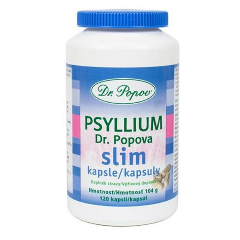 Psyllium Dr. Popova SLIM kapsle, 120 ks Dr. Popov