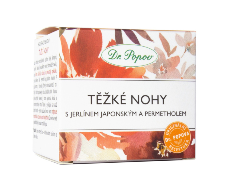 Regenerační balzám TĚŽKÉ NOHY, 50 ml Dr. Popov