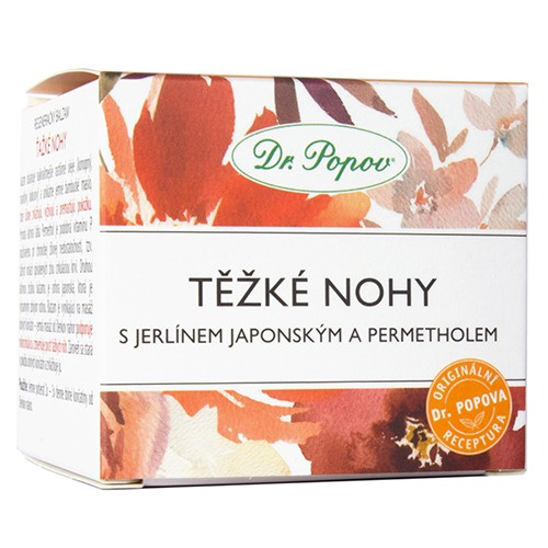 Regenerační balzám TĚŽKÉ NOHY, 50 ml Dr. Popov