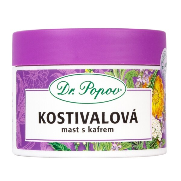 Kostivalová mast s kafrem, 100 ml Dr. Popov