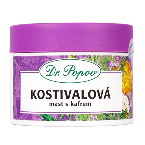 Kostivalová mast s kafrem, 100 ml Dr. Popov