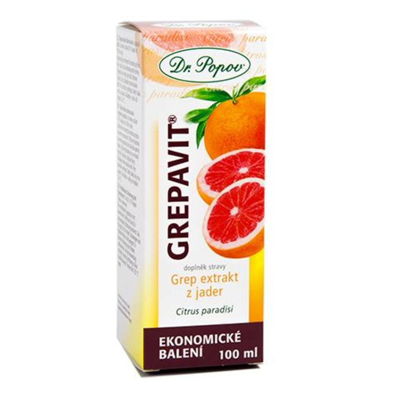 GREPAVIT® – grep extrakt z jader, 100 ml Dr. Popov