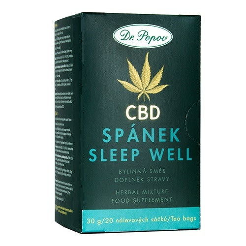 Dr. Popov Konopný čaj s CBD Spánek 30 g