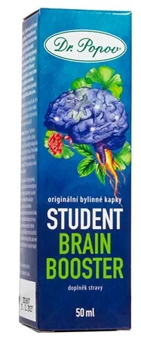 DR.POPOV Student brain booster originální bylinné kapky 50 ml