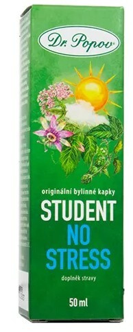 DR.POPOV Student no stress originální bylinné kapky 50 ml