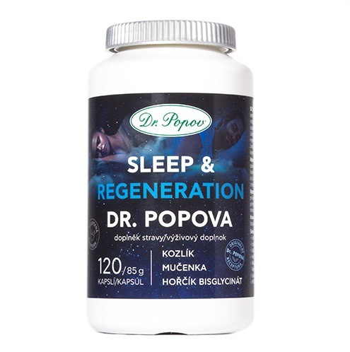 Bylinné kapsle SLEEP and REGENERATION, 120 kapslí Dr. Popov