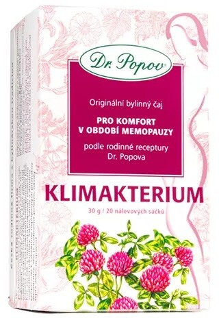 DR. POPOV Čaj klimakterium 20 nálevových sáčků