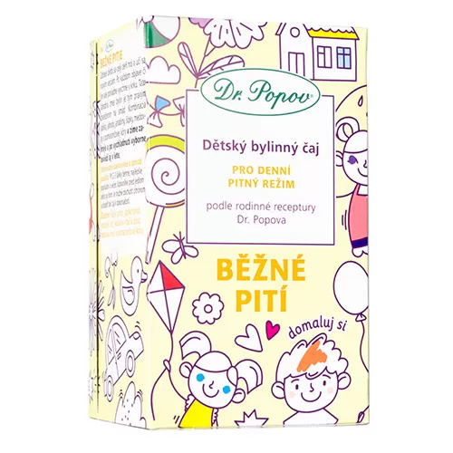 Dr. Popov Dětský bylinný čaj Běžné pití 20x1,5 g