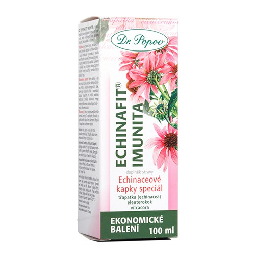DR.POPOV Kapky bylinné Echinafit imunita 100 ml