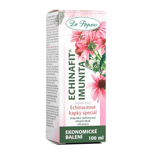 DR.POPOV Kapky bylinné Echinafit imunita 100 ml