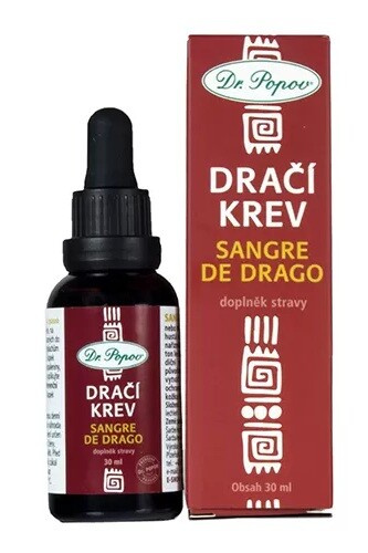 DR.POPOV Kapky Dračí krev-Sangre de Drago 30 ml