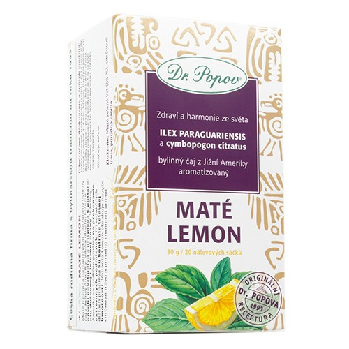 Maté lemon, bylinný čaj, 30 g Dr. Popov