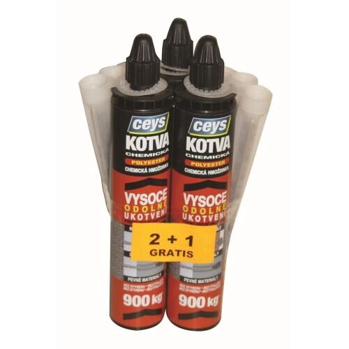 Kotva chemická Ceys polyester 2+1 GRATIS