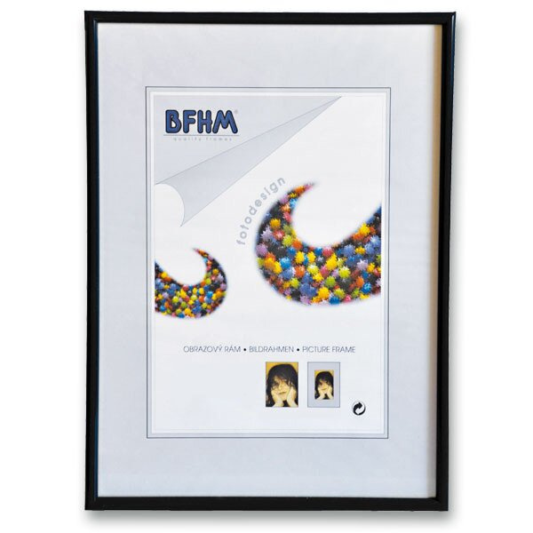 BFHM Plastový rám 29,7x21cm A4 - černý