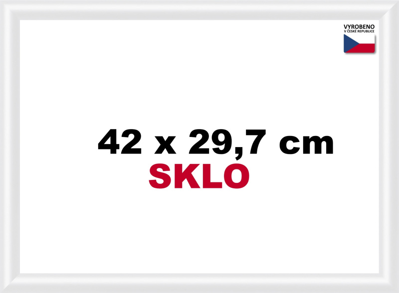 BFHM Plastový rám na puzzle 42x29,7cm A3 - bílý