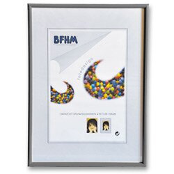 BFHM Plastový rám na puzzle 59,4x42cm A2 stříbrný