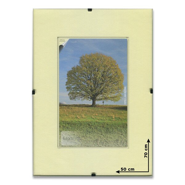Obrazový rám BFHM s euroclipy 50 x 70 cm, plexi