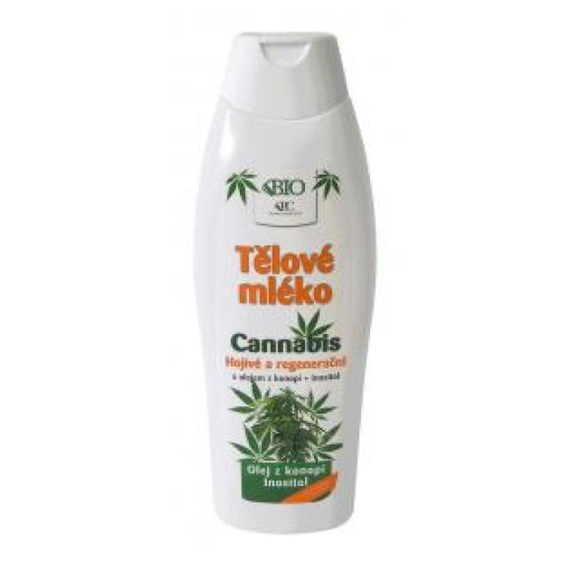 Bione Cosmetics Cannabis hydratační tělové mléko 500 ml