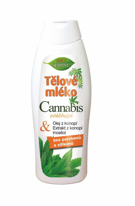 Bione Cosmetics Cannabis hydratační tělové mléko 500 ml