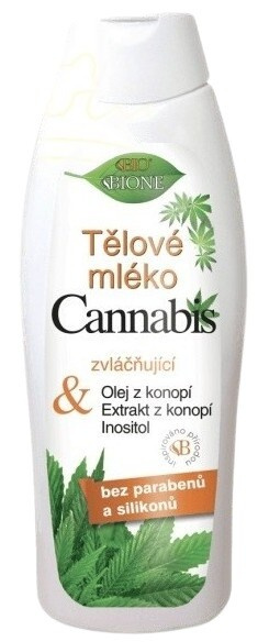 Bione Cosmetics Cannabis hydratační tělové mléko 500 ml