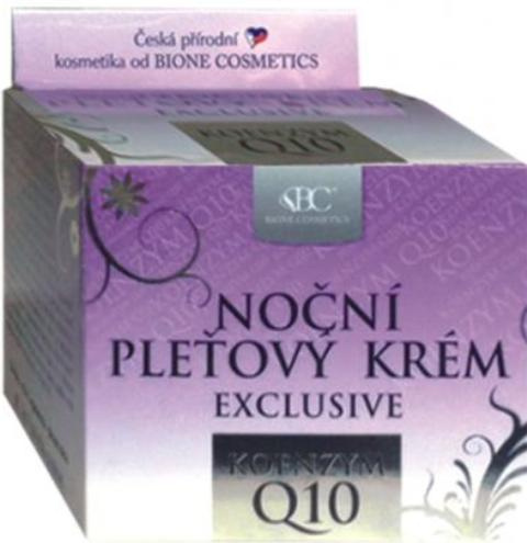 Bione Cosmetics Exclusive Q10 noční pleťový krém 51 ml