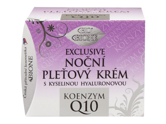 Bione Cosmetics Exclusive Q10 noční pleťový krém 51 ml