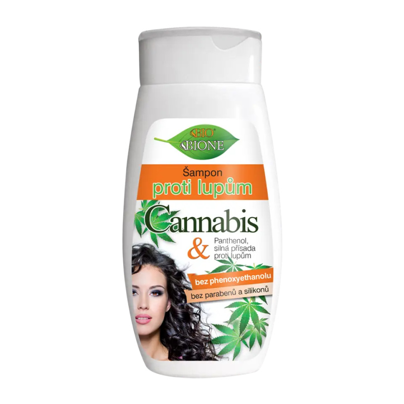 Bione Cosmetics Cannabis šampon proti lupům 260 ml