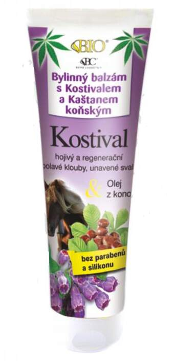 Bione Cosmetics Cannabis Kostival balzám na unavené svaly 300 ml