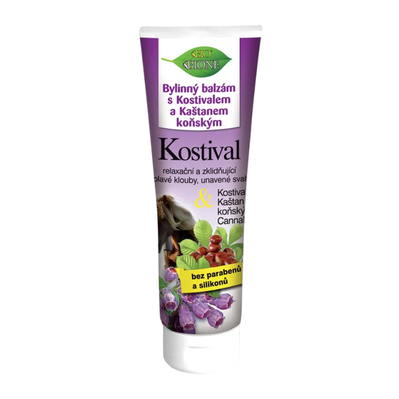 Bione Cosmetics Cannabis Kostival balzám na unavené svaly 300 ml