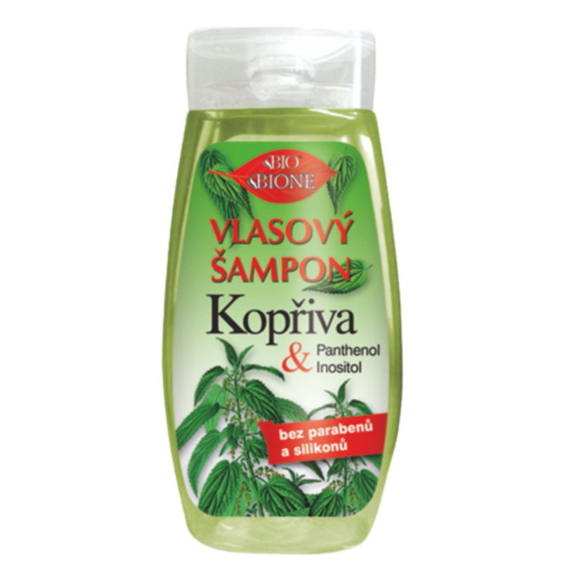 Bione cosmetics BIO Vlasový šampon kopřiva a panthenol