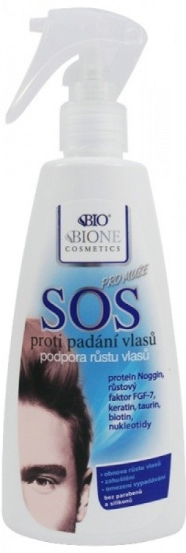 Bione Cosmetics SOS sprej pro podporu růstu vlasů 200 ml