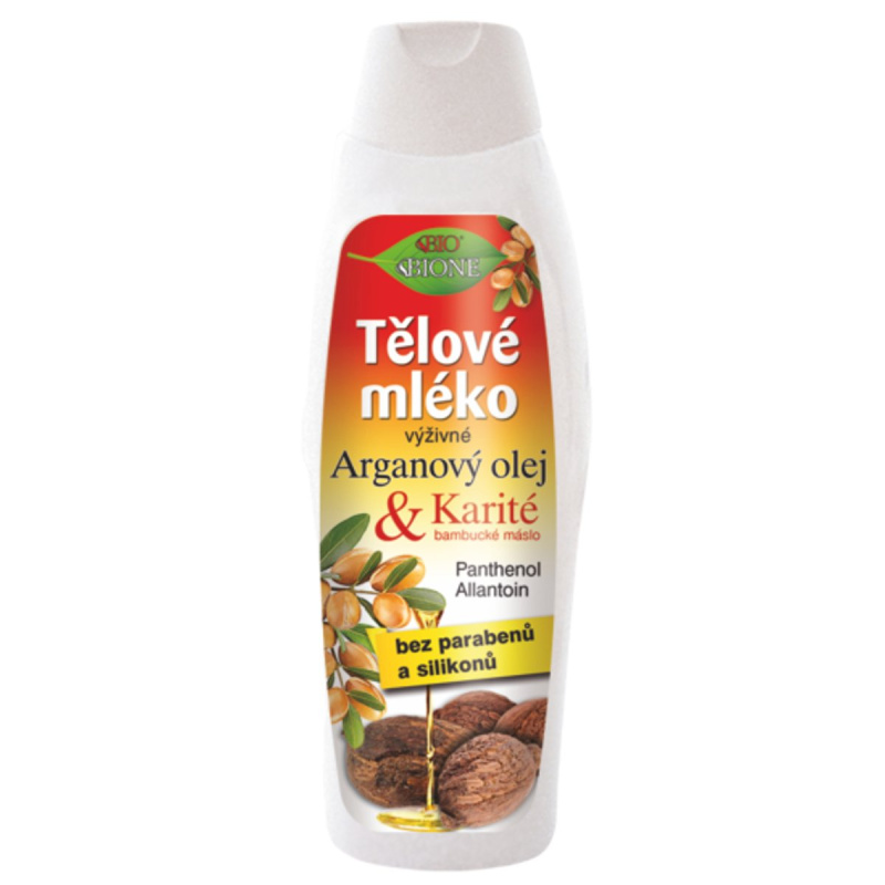 Bione cosmetics BIO Tělové mléko arganový olej a karité