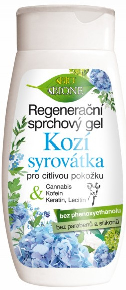 BIO BIONE Kozí syrovátka Regenerační sprchový gel 260 ml