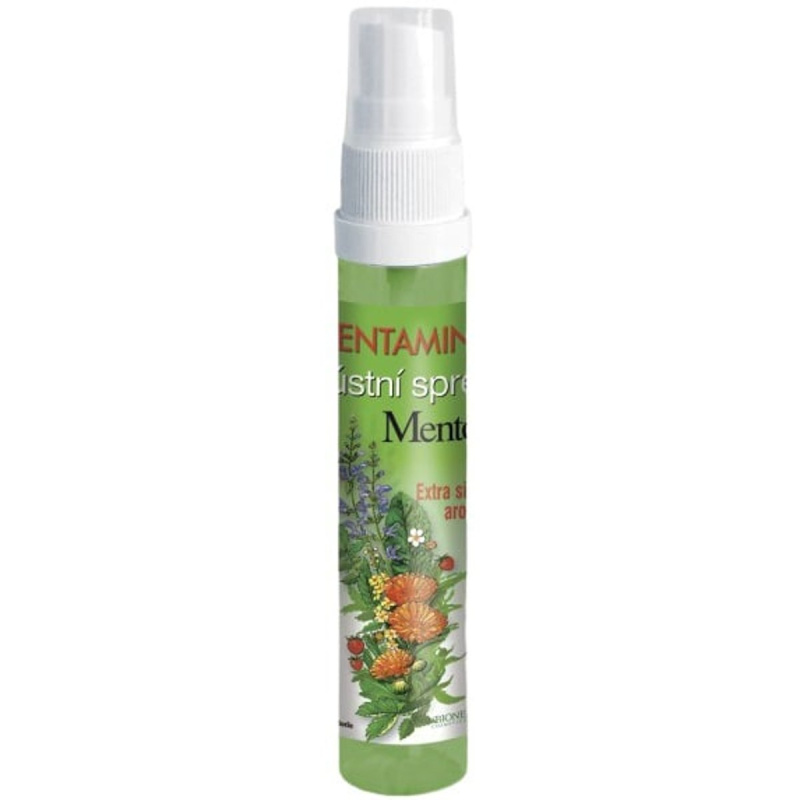 Bione Cosmetics Dentamint Mentol ústní sprej pro svěží dech 27 ml