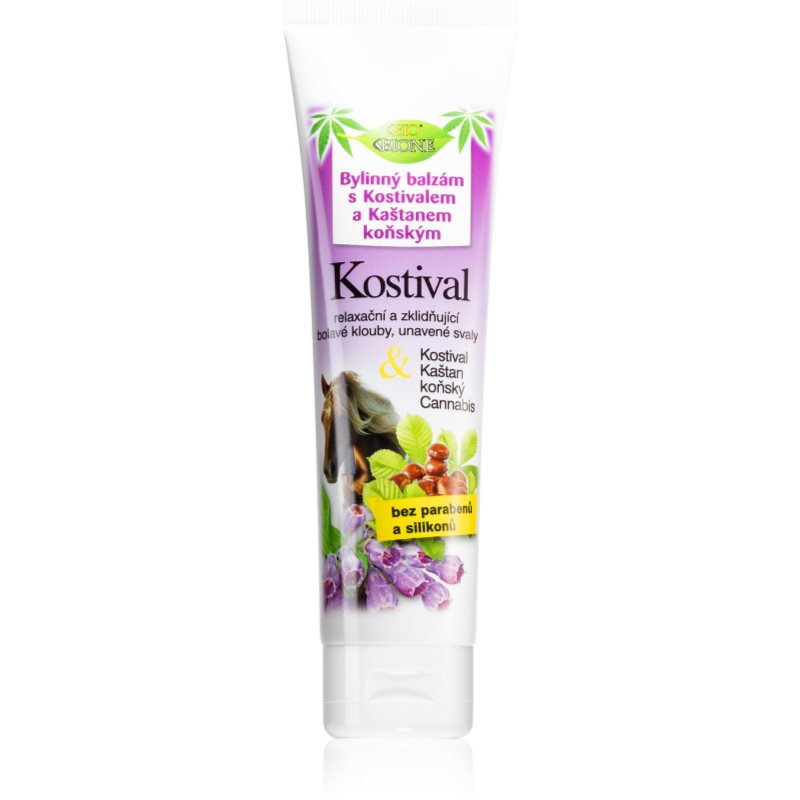 Bione Cosmetics Cannabis Kostival balzám na unavené svaly 100 ml