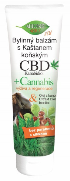 Bione Cosmetics Cannabis CBD relaxační masážní balzám s CBD 300 ml