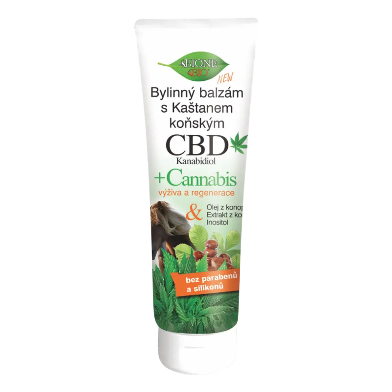 Bione Cosmetics Cannabis CBD relaxační masážní balzám s CBD 300 ml