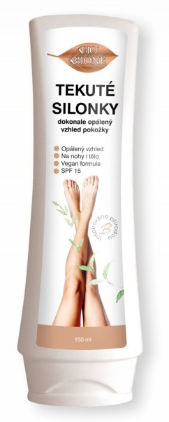 Bione Cosmetics Tekuté Silonky tónovací krém na tělo a nohy 150 ml