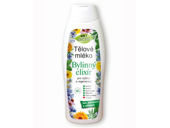 Bione Cosmetics Bylinný elixír tělové mléko 500 ml