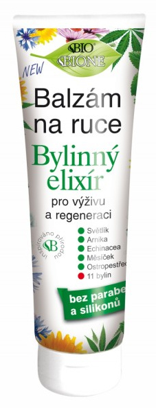 Bione Cosmetics Bylinný elixír balzám na ruce 205 ml