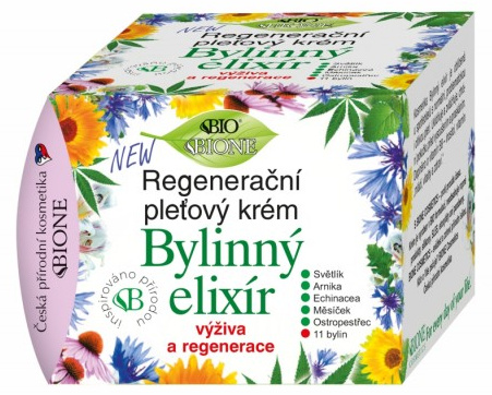 Bione Cosmetics Bylinný elixír regenerační pleťový krém 51 ml
