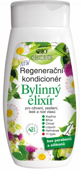Bione Cosmetics Bylinný elixír regenerační kondicionér 260 ml