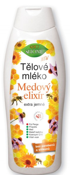 Bione Cosmetics Medový Elixír extra jemné tělové mléko 500 ml
