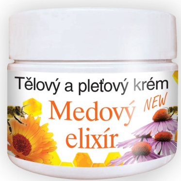 Bione Cosmetics Medový Elixír vyživující krém na tělo a obličej 260 ml