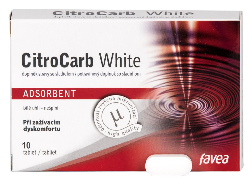 FAVEA CitroCarb White 10 tablet